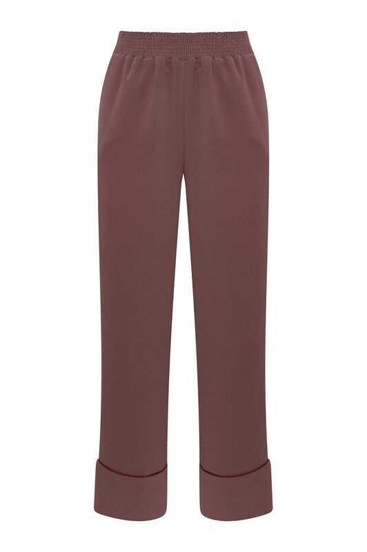 Maliparmi SABLÉ CREPE TROUSER Wine JH807950166 Maliparmi SABLÉ CREPE TROUSER Wine JH807950166