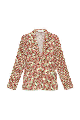 Malìparmi MINI MOULINÉ JACKET Brown JD648570675