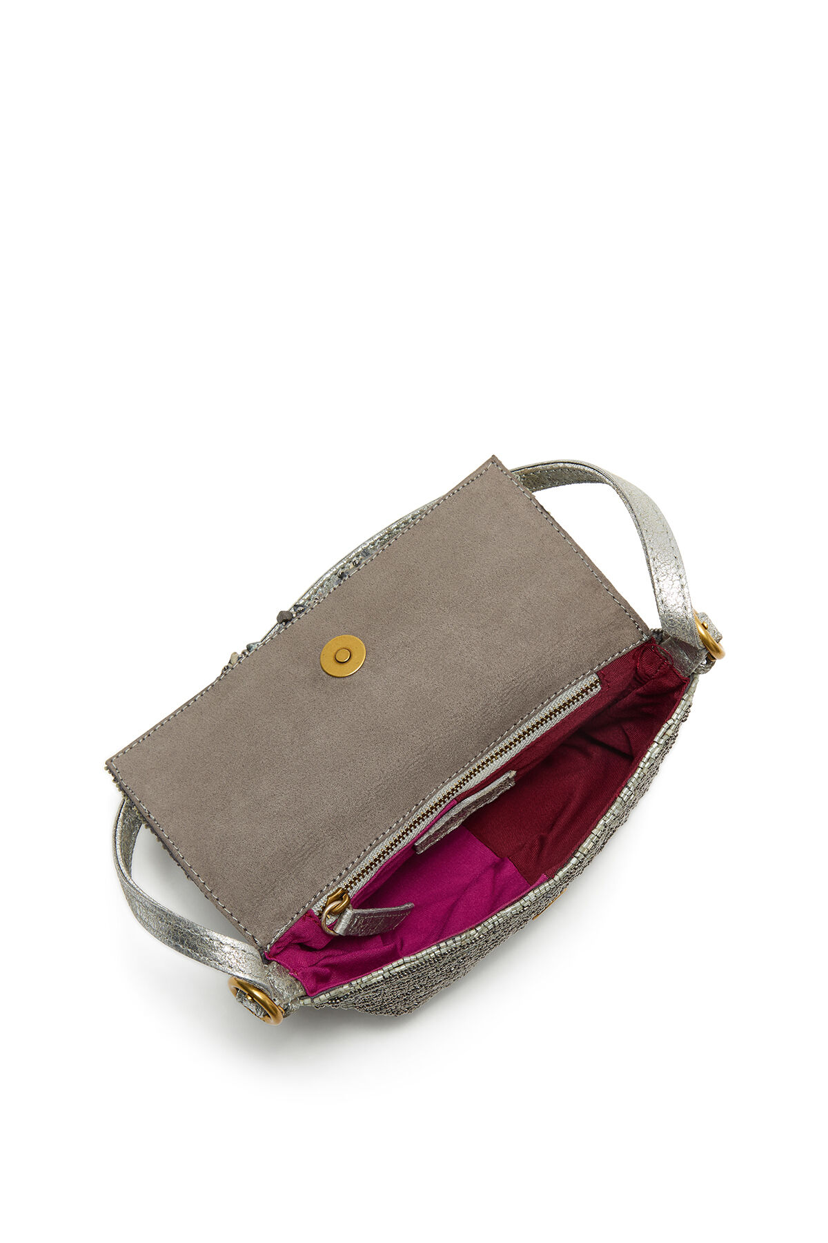 Maliparmi BORSA PICCOLA A SPALLA ICONIC BEADS Old Silver BF000591242 Maliparmi BORSA PICCOLA A SPALLA ICONIC BEADS Old Silver BF000591242