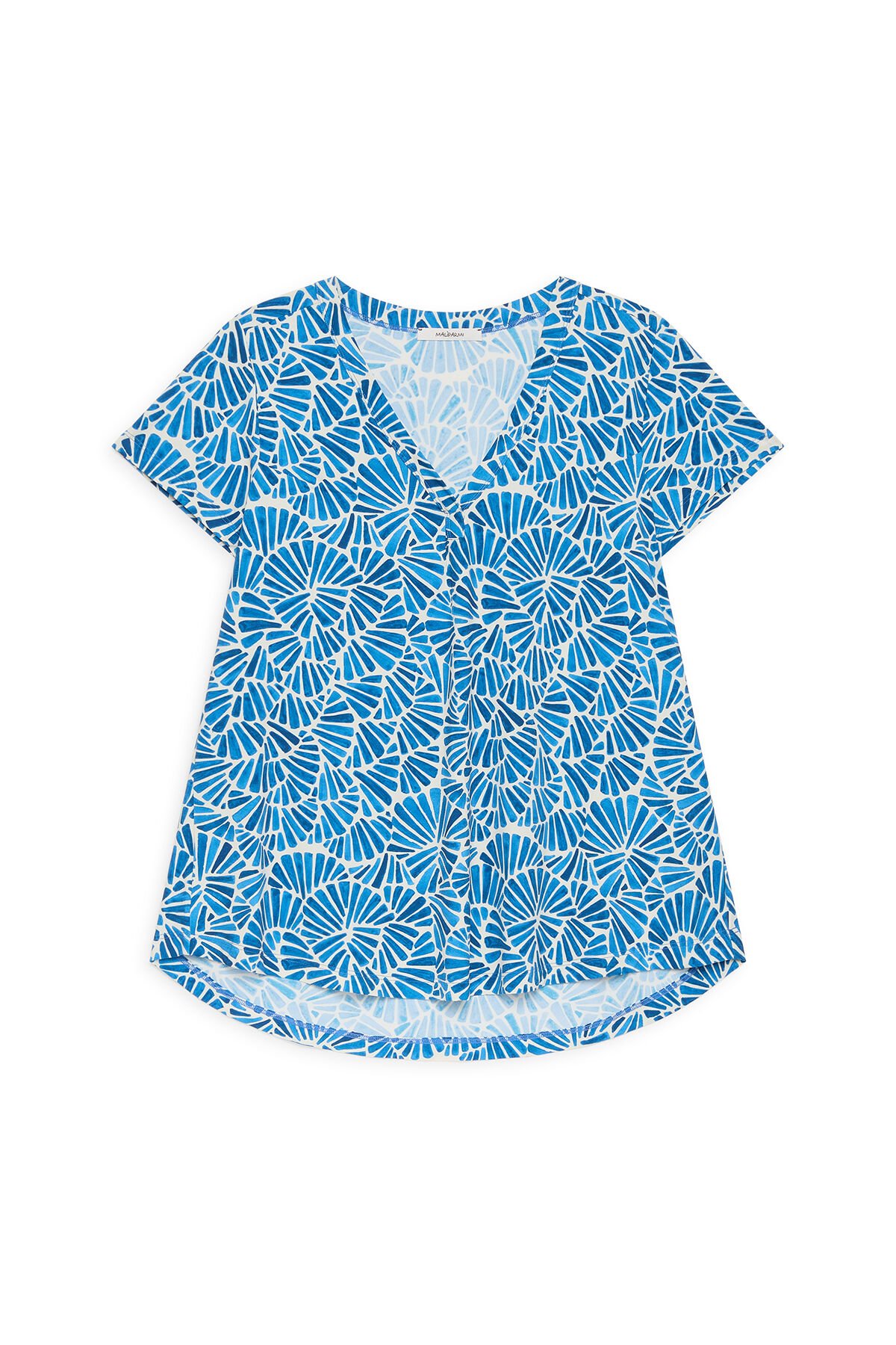 Malìparmi SHELL T-SHIRT Blue JK027970672 Malìparmi SHELL T-SHIRT Blue JK027970672