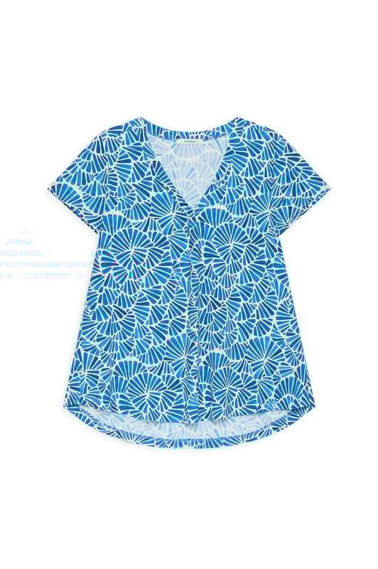 Malìparmi SHELL T-SHIRT Blue JK027970672 Malìparmi SHELL T-SHIRT Blue JK027970672