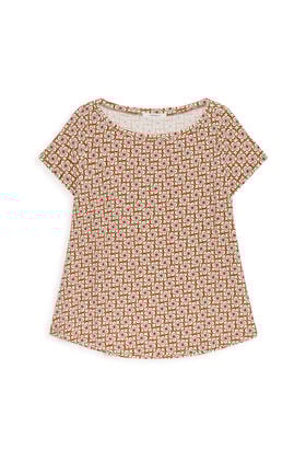 Malìparmi MINI MOULINÉ T-SHIRT Brown JK028170675