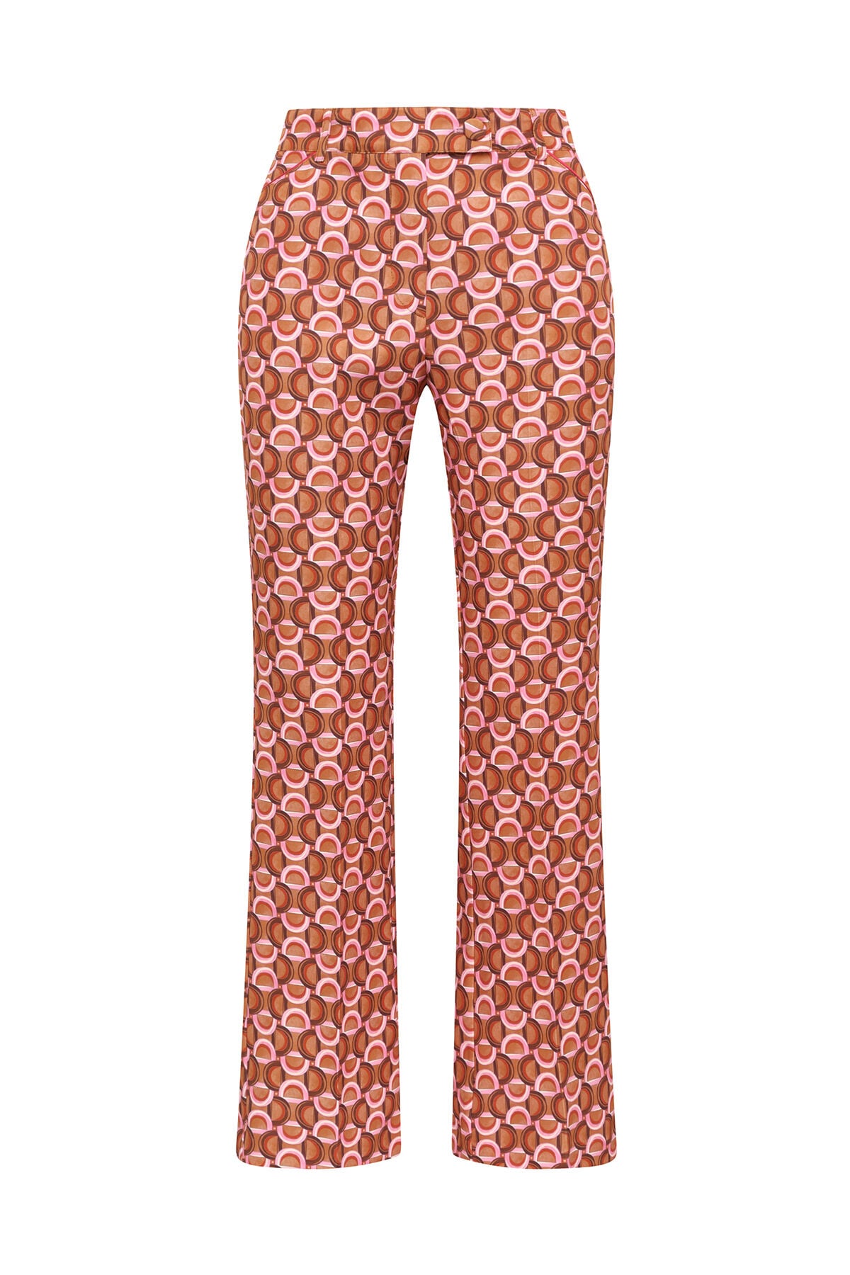 Maliparmi GRAPHIC ORBIT TROUSER Brown JH808150687 Maliparmi GRAPHIC ORBIT TROUSER Brown JH808150687