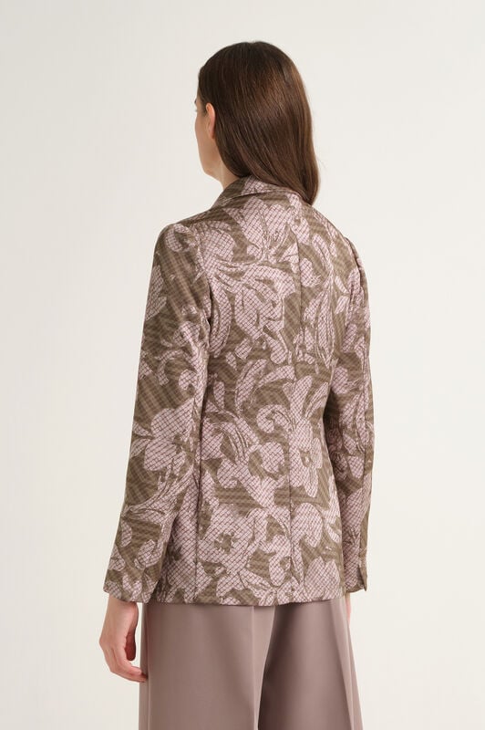 Maliparmi SWEET FOLIAGE BLAZER Pink JD649150688 Maliparmi SWEET FOLIAGE BLAZER Pink JD649150688