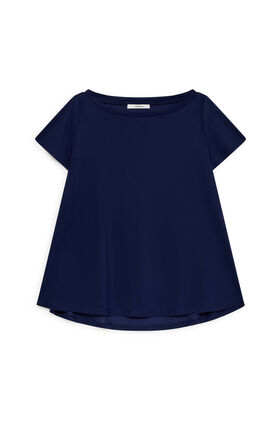 Malìparmi SOFT JERSEY T-SHIRT NavyBlue JK028170210