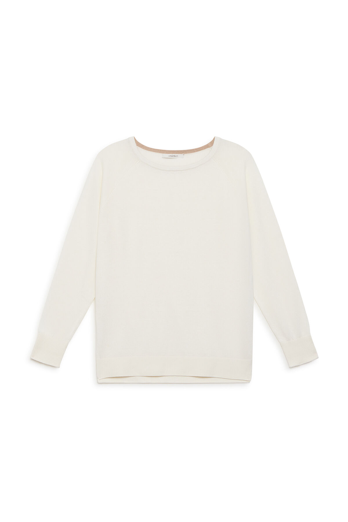 Malìparmi COLOURS OF THE WORLD SWEATER NaturalWhite JQ507878074