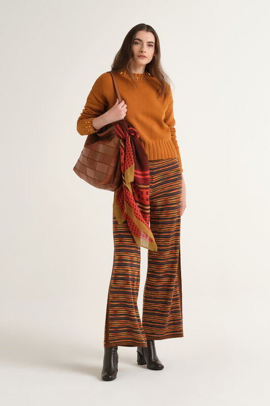 Maliparmi MIX STRIPES TROUSER Multicolour JH809278221 Maliparmi MIX STRIPES TROUSER Multicolour JH809278221