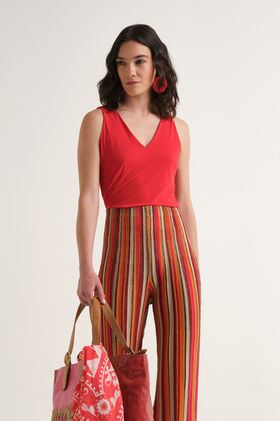 Malìparmi SOFT JERSEY TOP Rot JP556470210