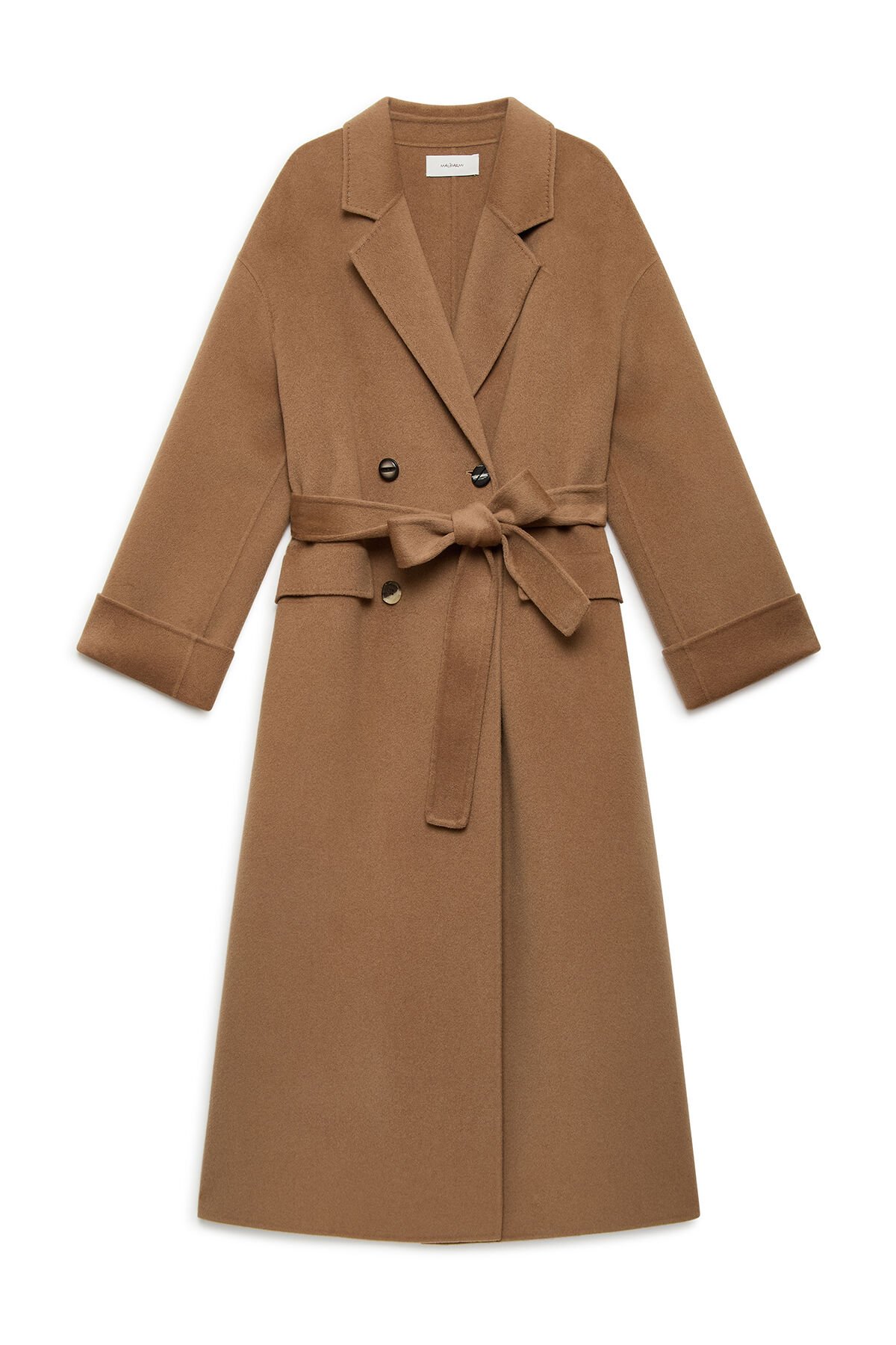 Maliparmi SOFTPURE WOOL OVERCOAT Coffee Cream JB538320290