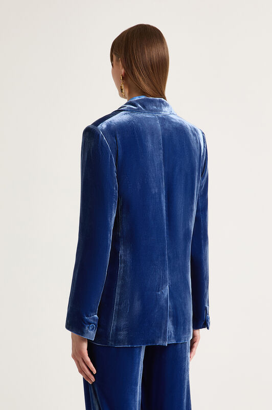 Maliparmi FLUID VELVET JACKET Light Bluette JD647061026