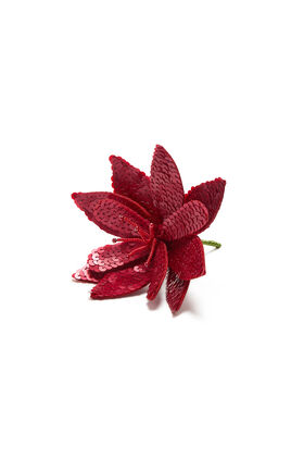 Malìparmi SEQUIN FLOWER BROOCH Coral TS012791279