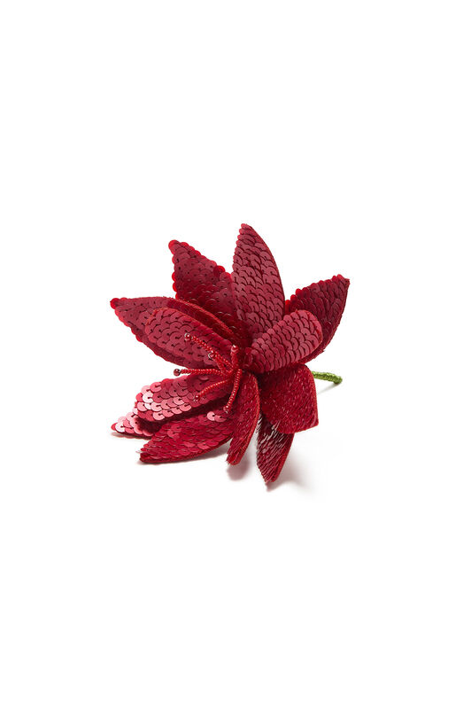 Malìparmi SEQUIN FLOWER BROOCH Coral TS012791279