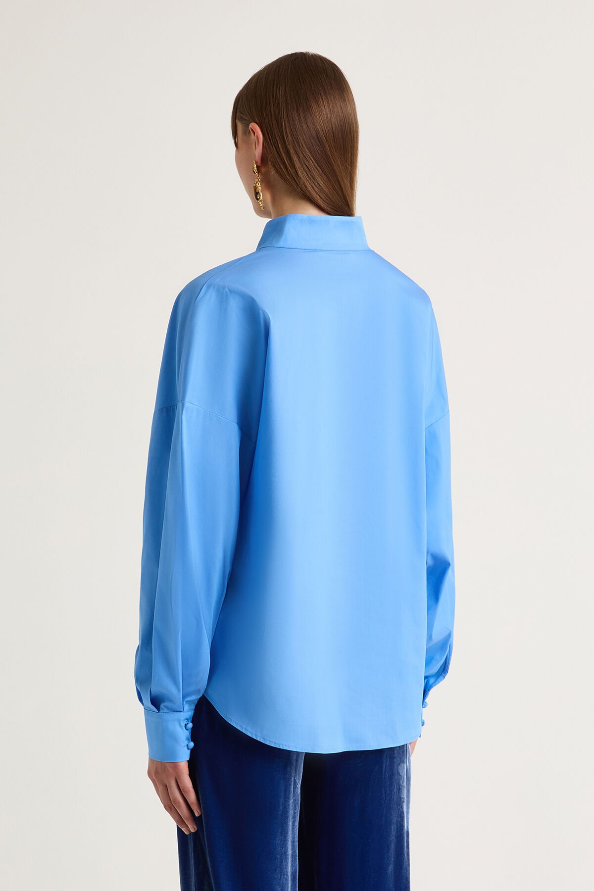 Maliparmi SPARKLE POPELINE HEMD Kobaltblau JM556915214 Maliparmi SPARKLE POPELINE HEMD Kobaltblau JM556915214