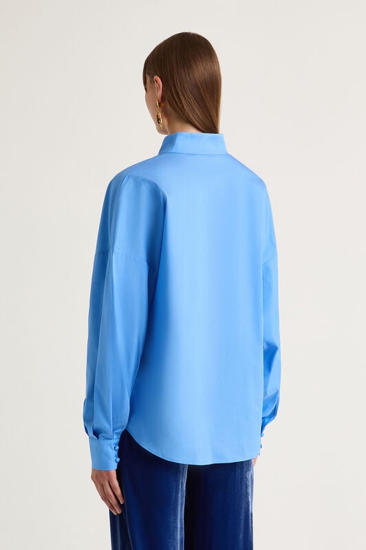 Maliparmi SPARKLE POPELINE HEMD Kobaltblau JM556915214 Maliparmi SPARKLE POPELINE HEMD Kobaltblau JM556915214