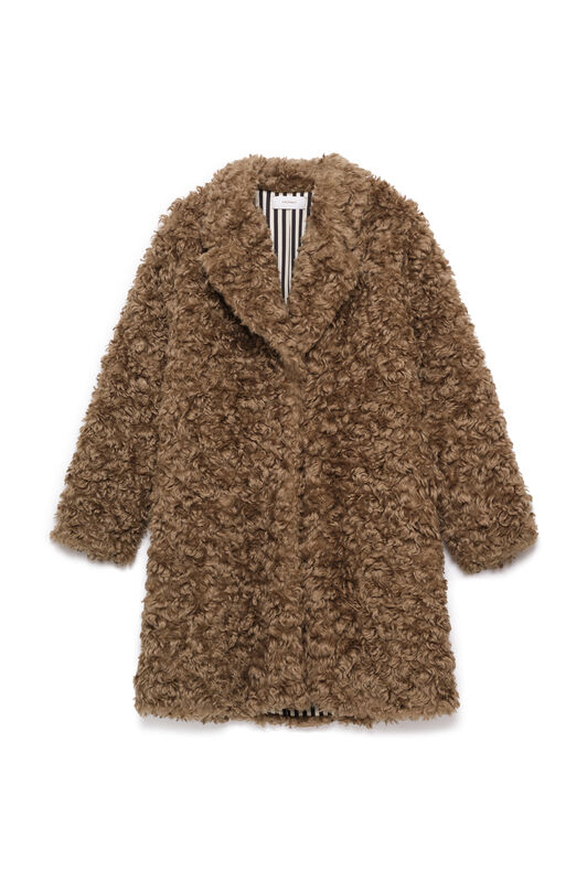 Maliparmi SHIRLING LOVERS OVERCOAT Caramel JB540850695