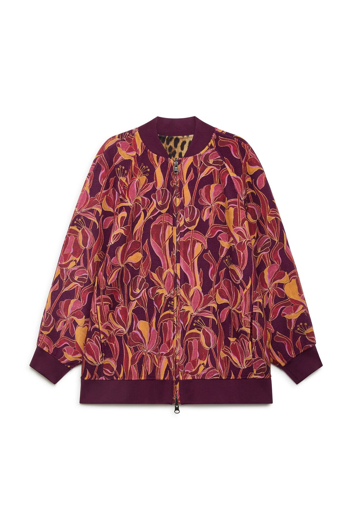 Maliparmi DOUBLE TROUBLE COAT Bordeaux JA534120292