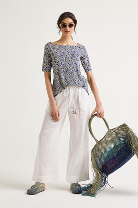 Maliparmi SUMMER CORAL T-SHIRT Blue JK026470647