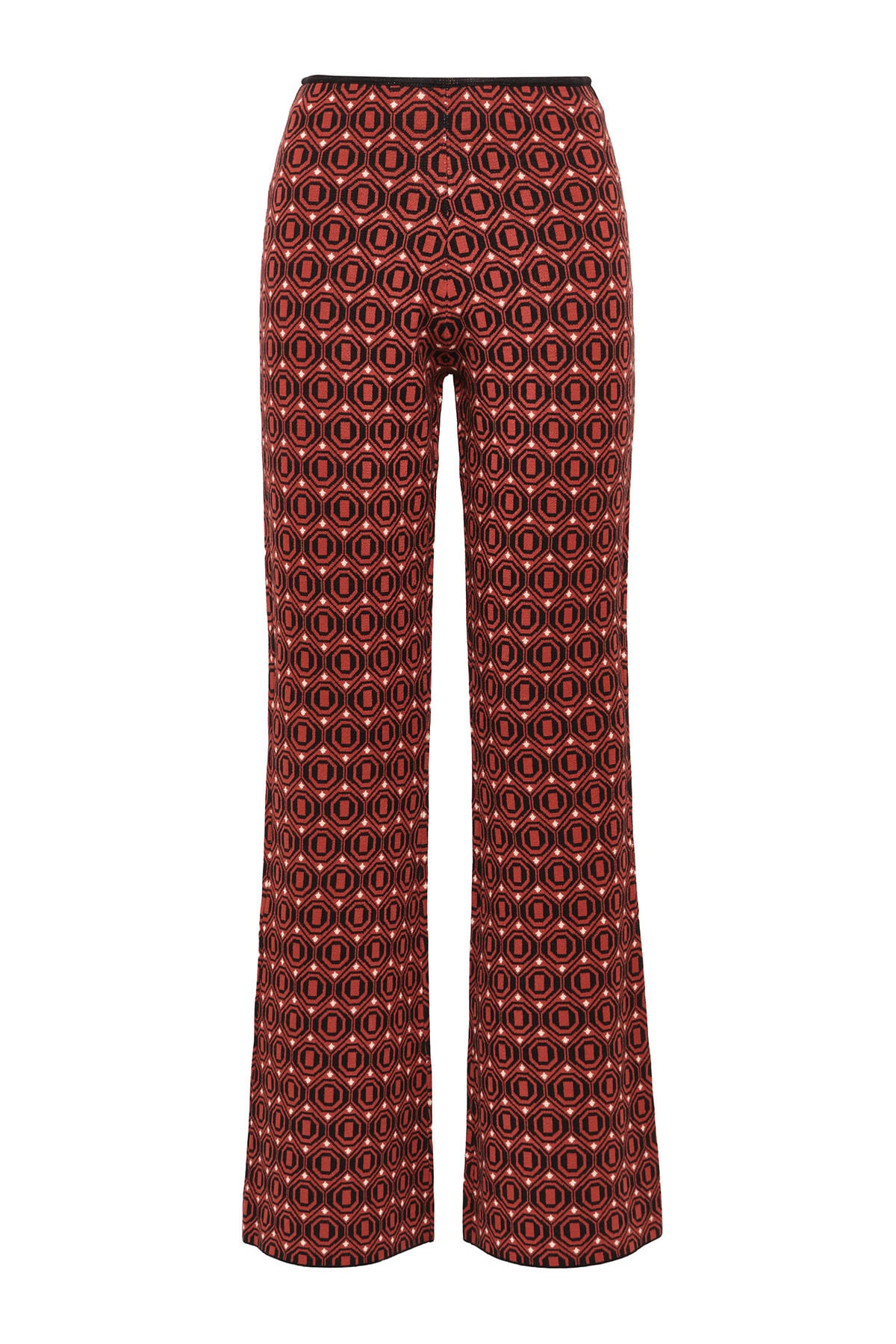 Maliparmi JACQUARD COMFORT TROUSER Brown JH809178219 Maliparmi JACQUARD COMFORT TROUSER Brown JH809178219
