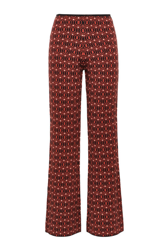 Maliparmi JACQUARD COMFORT TROUSER Brown JH809178219 Maliparmi JACQUARD COMFORT TROUSER Brown JH809178219