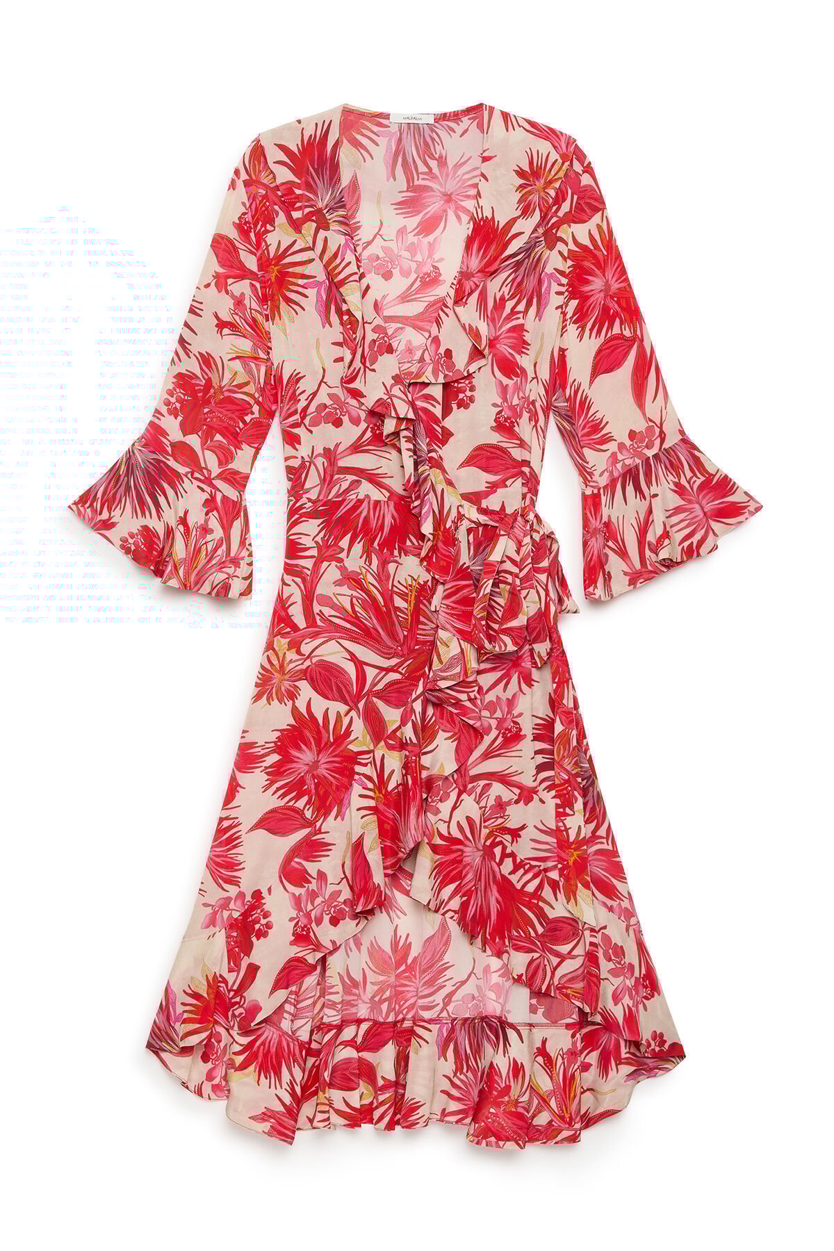 Malìparmi BOTANICAL JUNGLE DRESS Red JF670450663