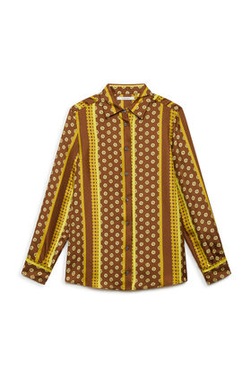 Maliparmi COLLECTION PRINT HEMD Gelb JM214431031