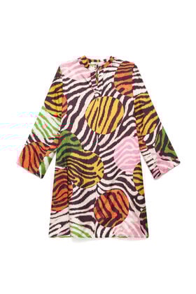 Malìparmi COLLECTION PRINT DRESS Zebra JF679831027