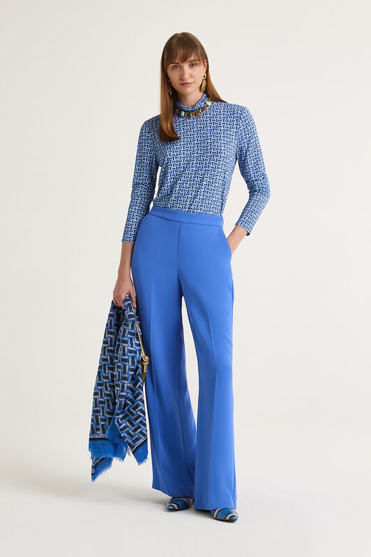 Maliparmi STONES JERSEY-T-SHIRT Blue JK026070656