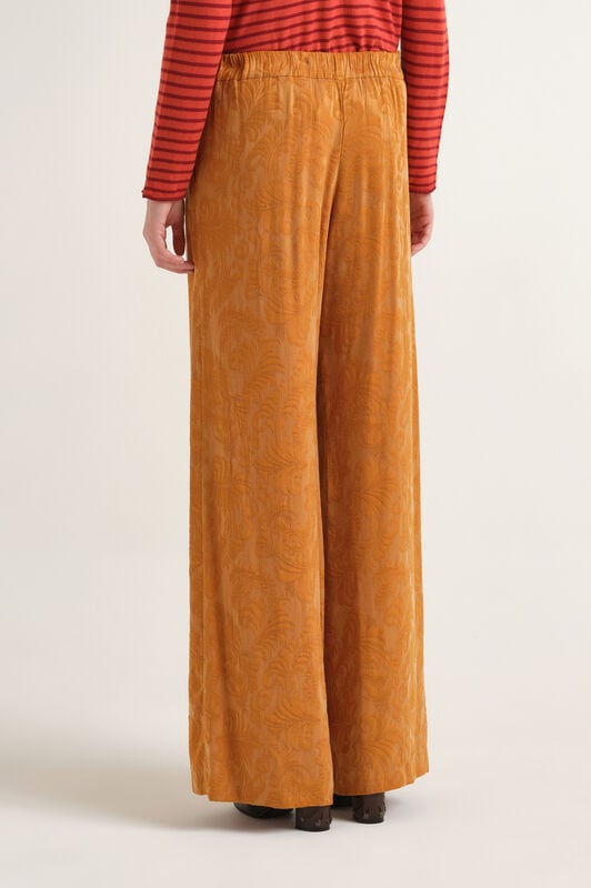 Maliparmi DAMASK JACQUARD TROUSER Amber JH805350684 Maliparmi DAMASK JACQUARD TROUSER Amber JH805350684