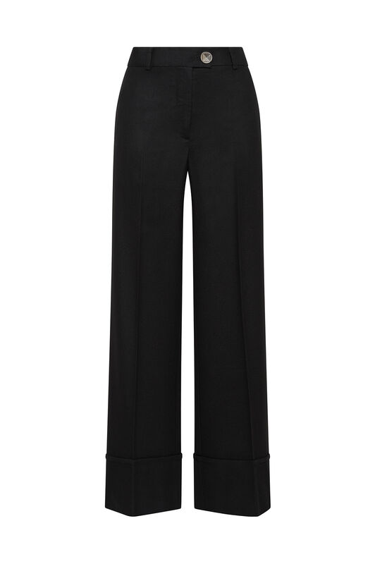 Maliparmi TAILORED IN WOOL TROUSERS Black JH804420294