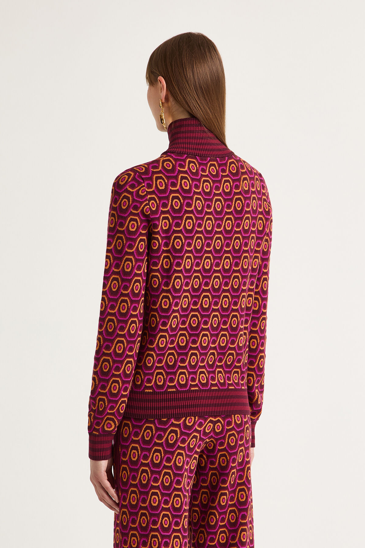 Maliparmi ROLLING CHAIN CARDIGAN Dark Brown JN370378207