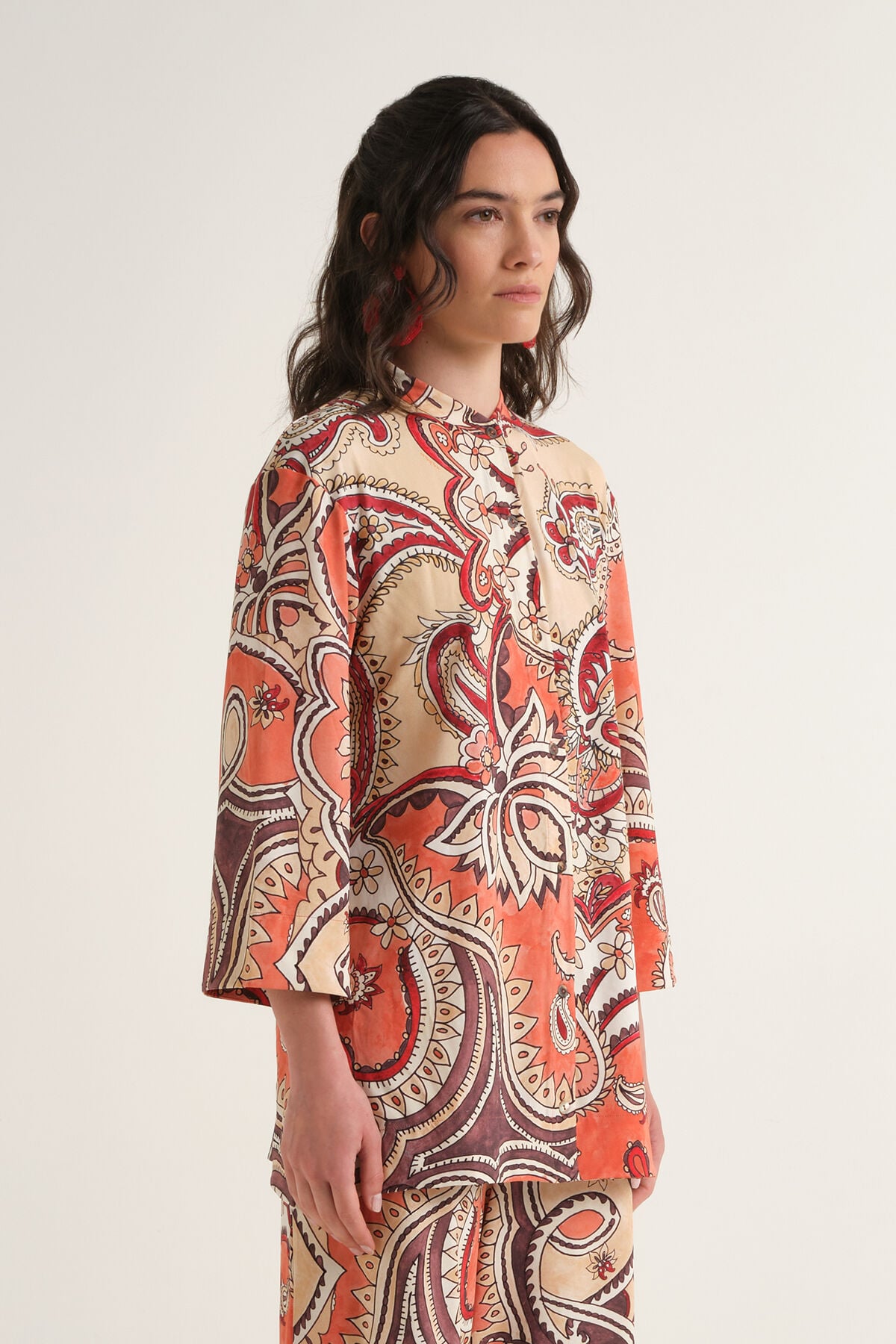 Malìparmi HIPPIE LOTUS CAFTÁN Salmón JM557570671