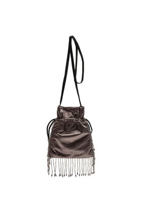 Maliparmi POUCH EMBROIDERY RUGIADA Marrone OP009861055