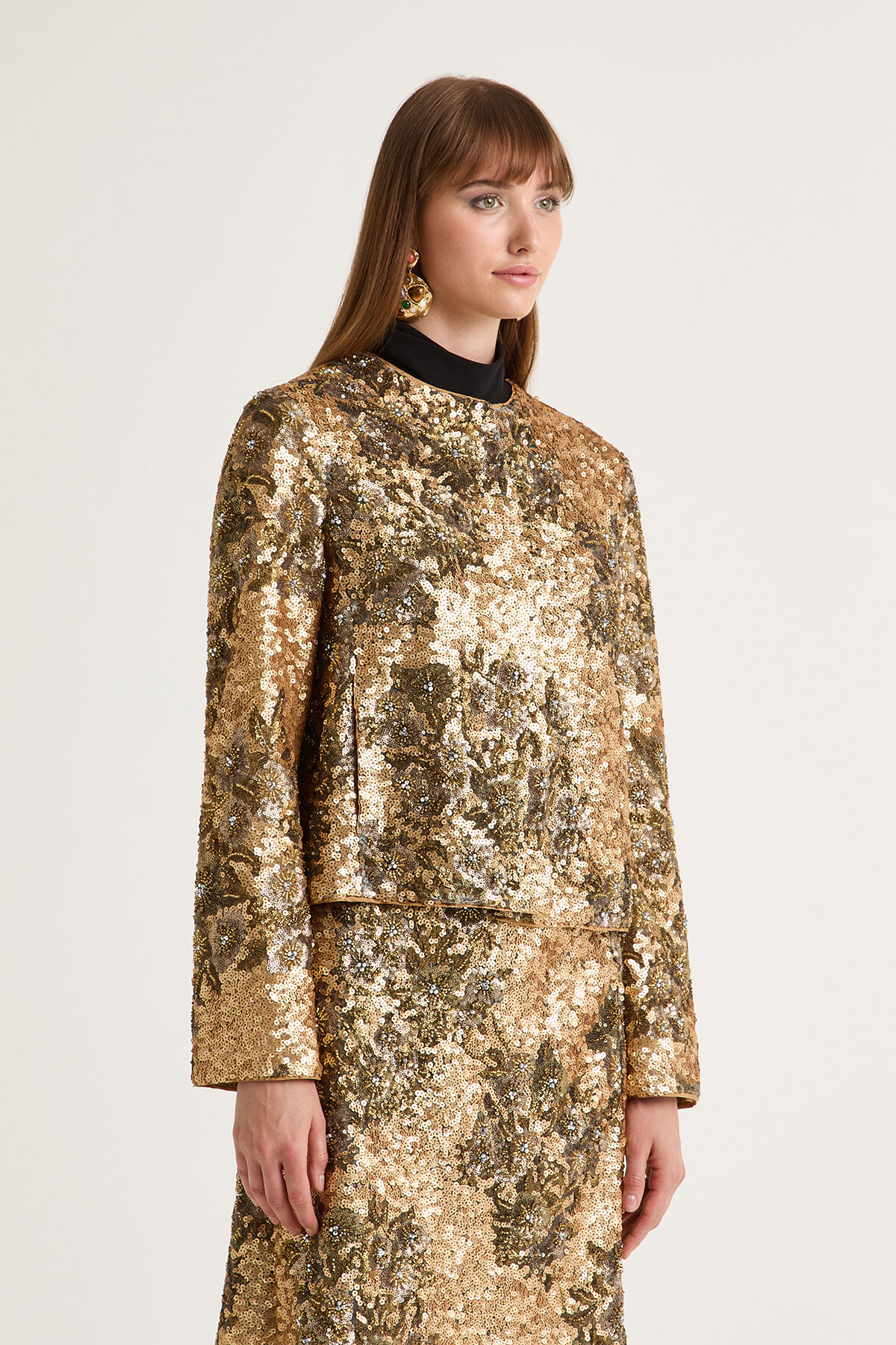 Maliparmi GIACCA SPARKLING FLOWERS Oro JD647350656