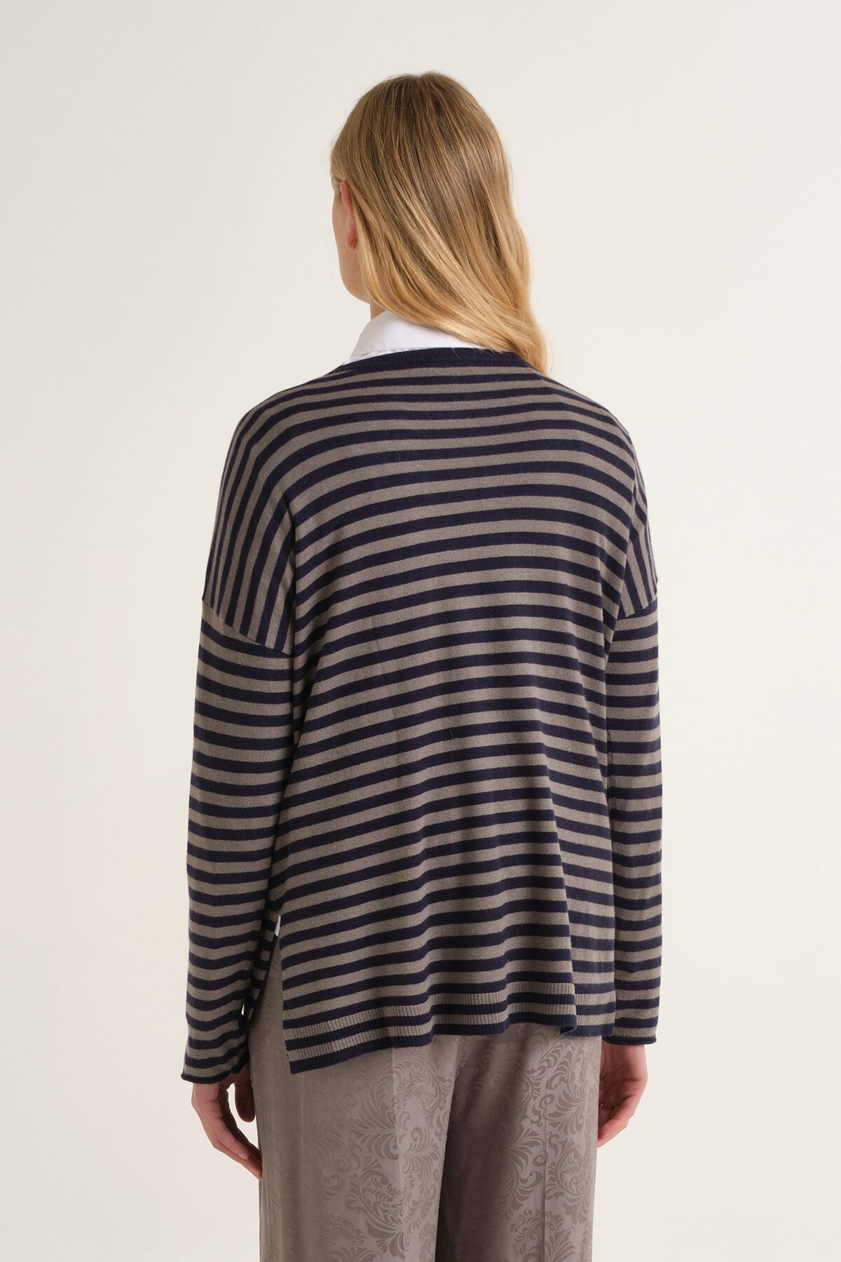 Maliparmi MAGLIA SOFT TOUCH Blu JQ504470538 Maliparmi MAGLIA SOFT TOUCH Blu JQ504470538