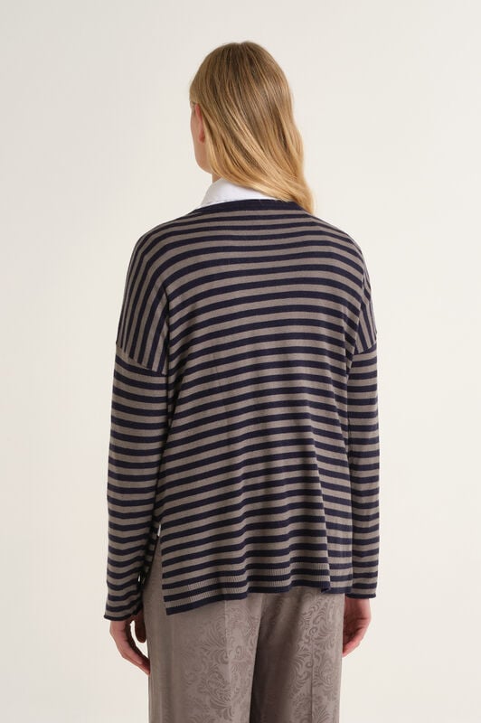 Maliparmi MAGLIA SOFT TOUCH Blu JQ504470538 Maliparmi MAGLIA SOFT TOUCH Blu JQ504470538