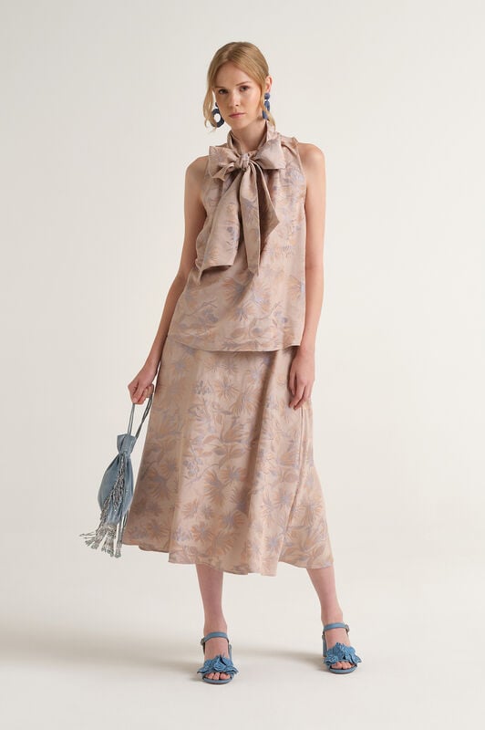 Malìparmi BREEZE D'ÉTÉ TOP Beige JP555850670 Malìparmi BREEZE D'ÉTÉ TOP Beige JP555850670