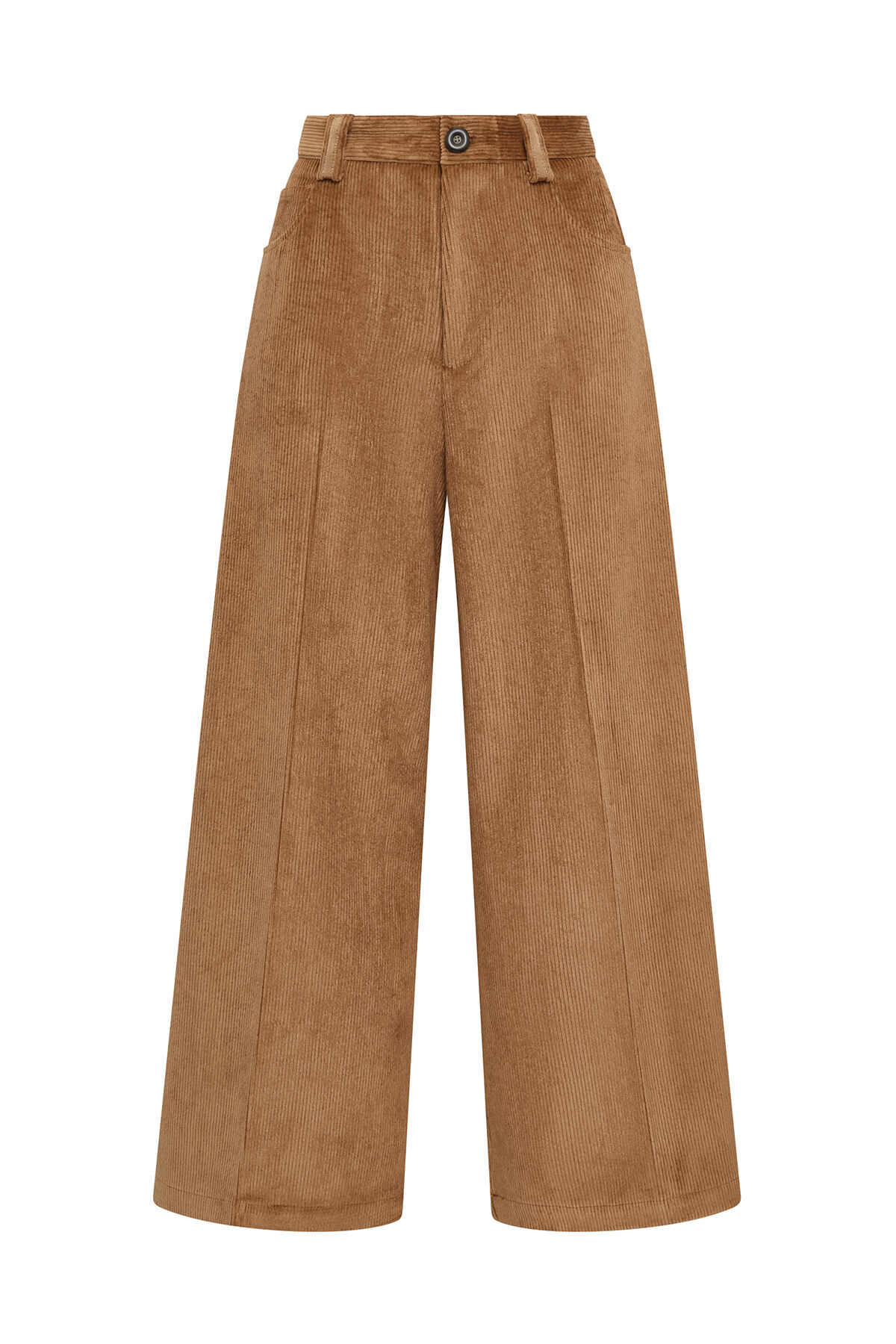 Maliparmi CORDUROY VELVET TROUSER Camel JH804061060 Maliparmi CORDUROY VELVET TROUSER Camel JH804061060