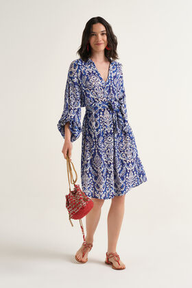 Malìparmi DREAMSCAPE IKAT DRESS Blue JF672050671