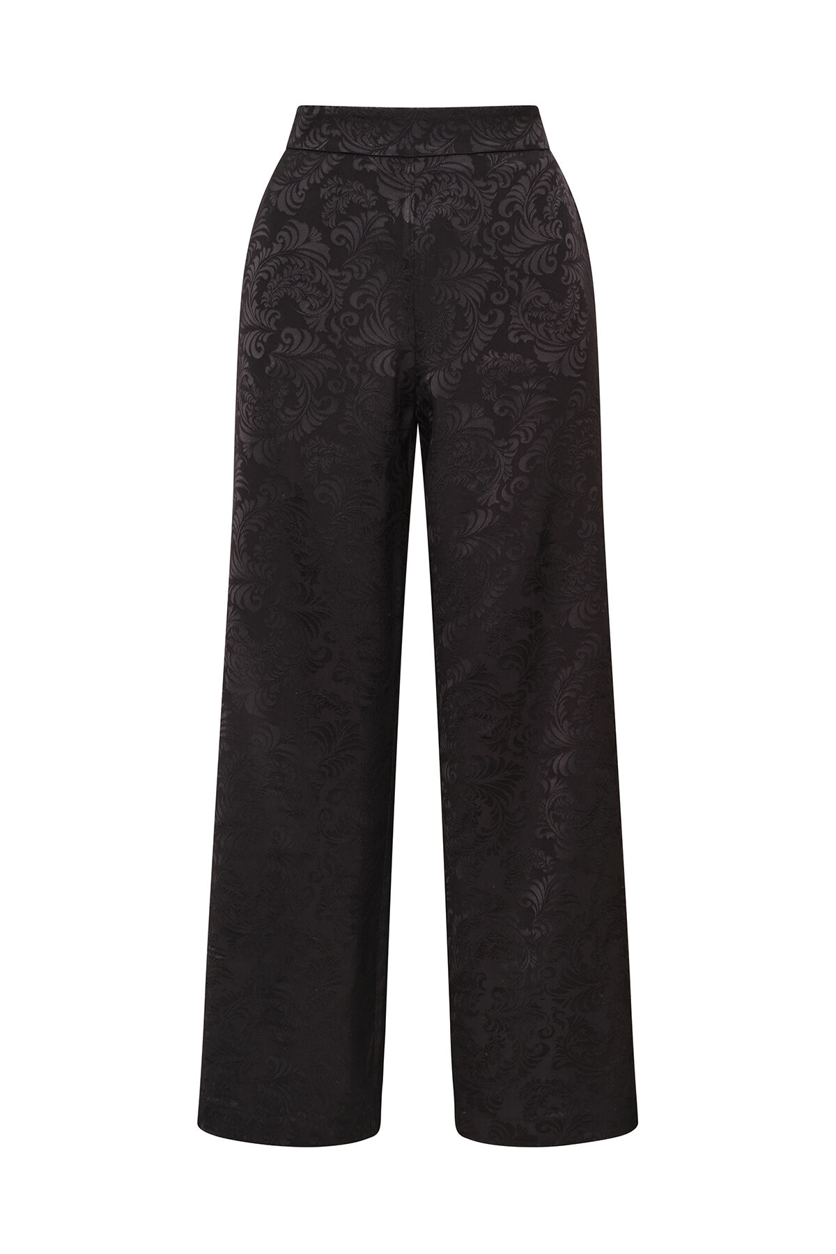 Maliparmi DAMASK JACQUARD TROUSER Black JH805350684 Maliparmi DAMASK JACQUARD TROUSER Black JH805350684