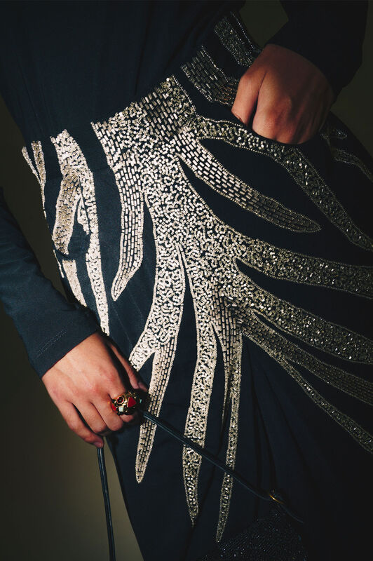 Maliparmi SILVER ZEBRA SKIRT Black JG666450649