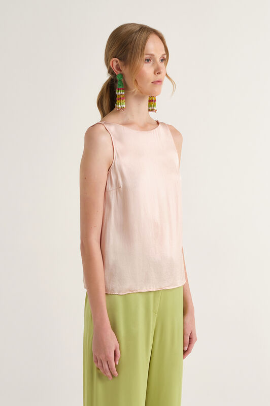Malìparmi SHINY CADY TOP Light Pink JP556950631