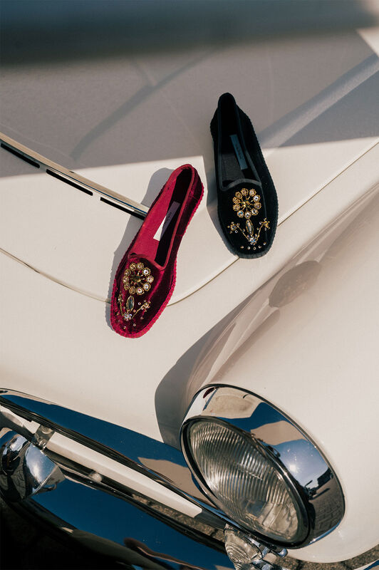 Maliparmi BABOUCHE-BIJOUX THE PRECIOUS VELVET Nero SB007861039