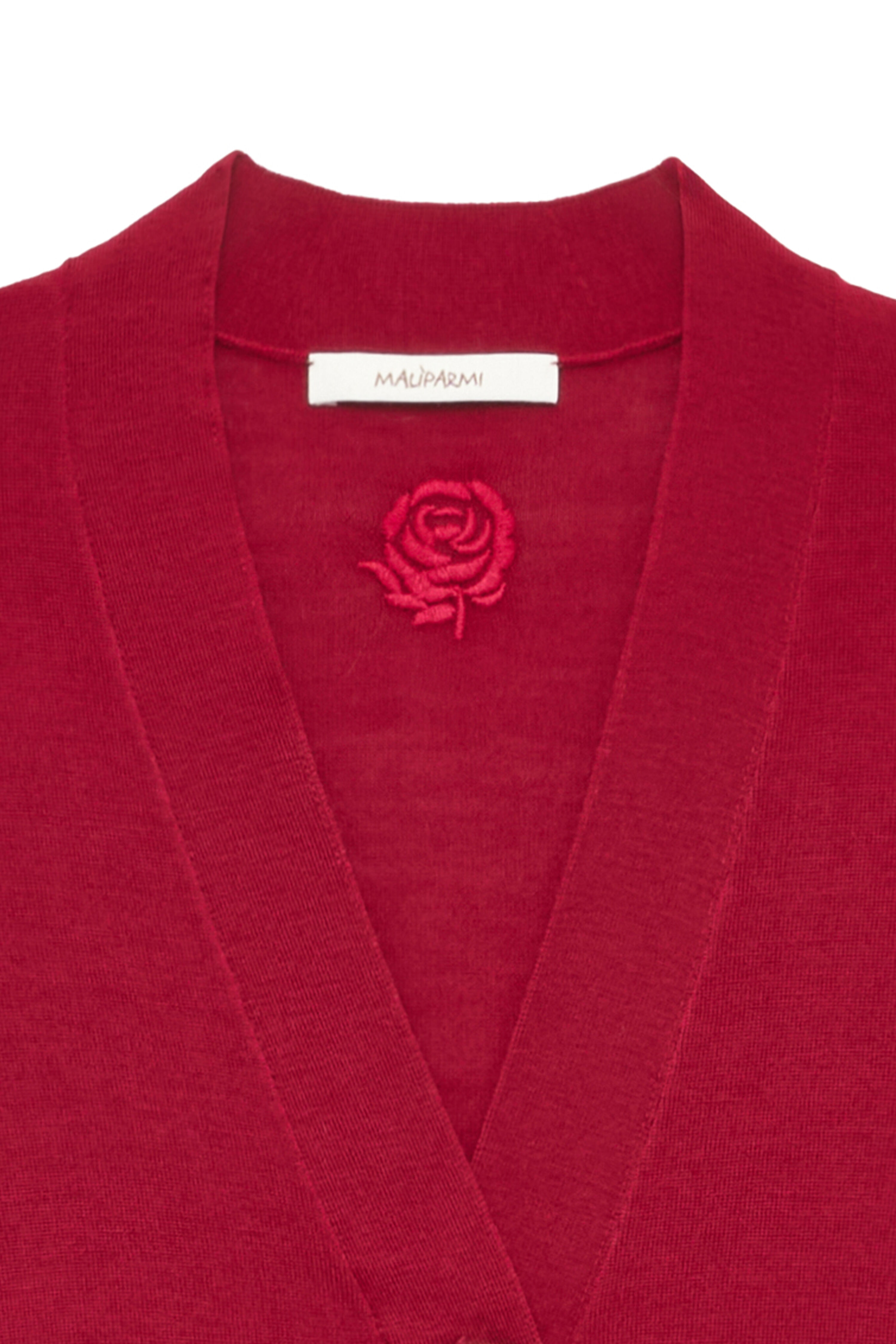 Maliparmi CARDIGAN COLOURS OF THE WORLD Cremisi JN215474230 Maliparmi CARDIGAN COLOURS OF THE WORLD Cremisi JN215474230