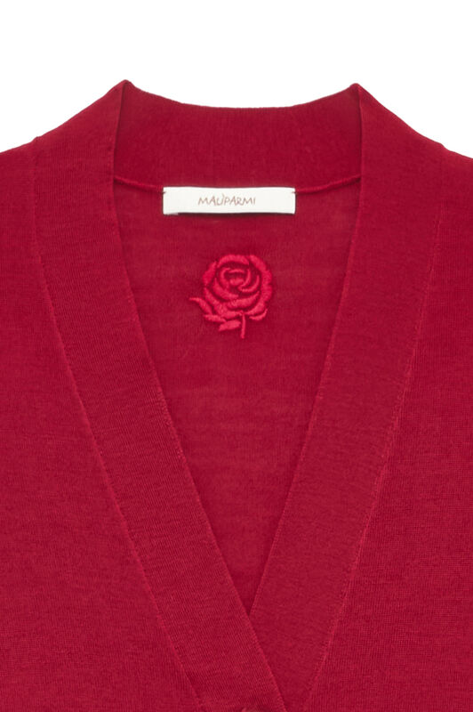 Maliparmi CARDIGAN COLOURS OF THE WORLD Cremisi JN215474230 Maliparmi CARDIGAN COLOURS OF THE WORLD Cremisi JN215474230