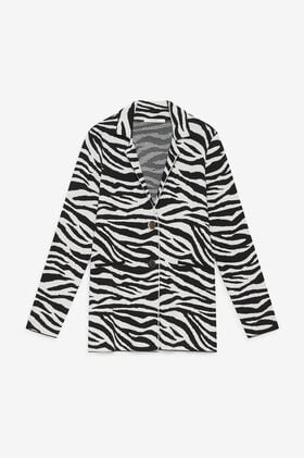 Maliparmi NEW JACQUARD JACKET Natural JD647678208