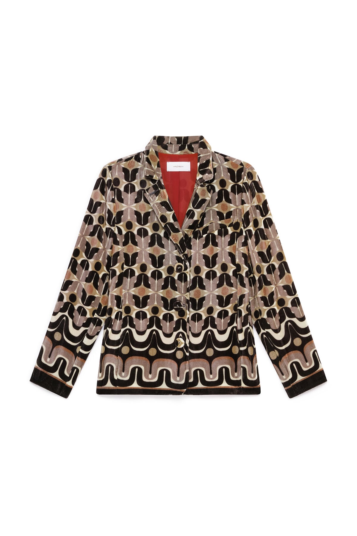 Maliparmi COLLECTION PRINT BLAZER Beige JD649361057 Maliparmi COLLECTION PRINT BLAZER Beige JD649361057