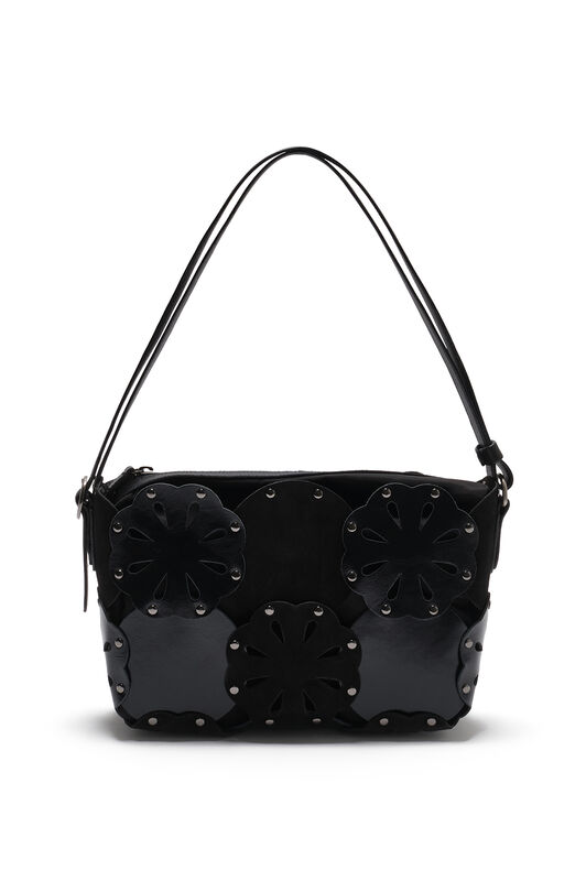 Maliparmi FLOWER BAG LEATHER BLOOM Nero BH031101574 Maliparmi FLOWER BAG LEATHER BLOOM Nero BH031101574