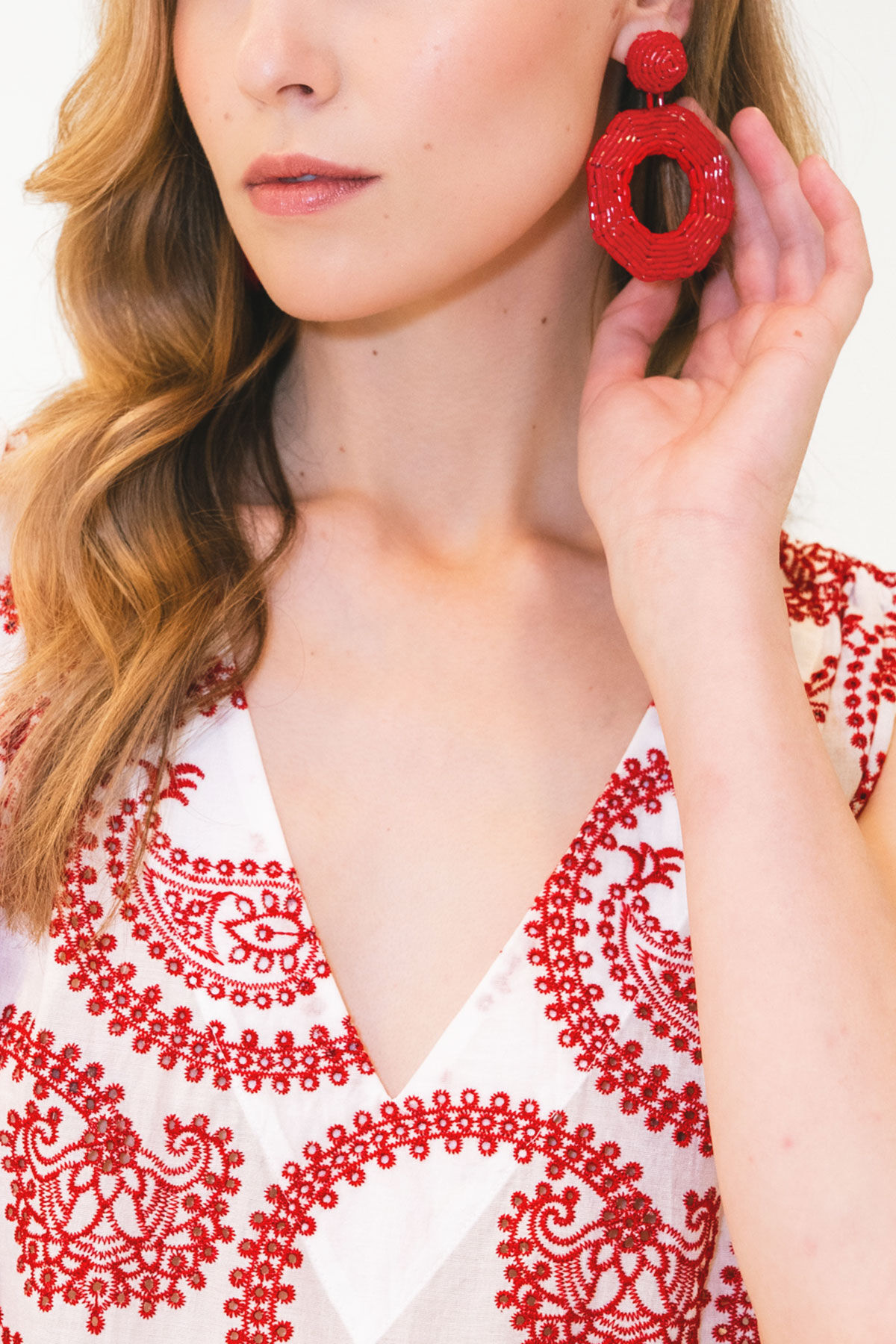 Malìparmi SUMMER BEADS EARRINGS Coral TR002391270