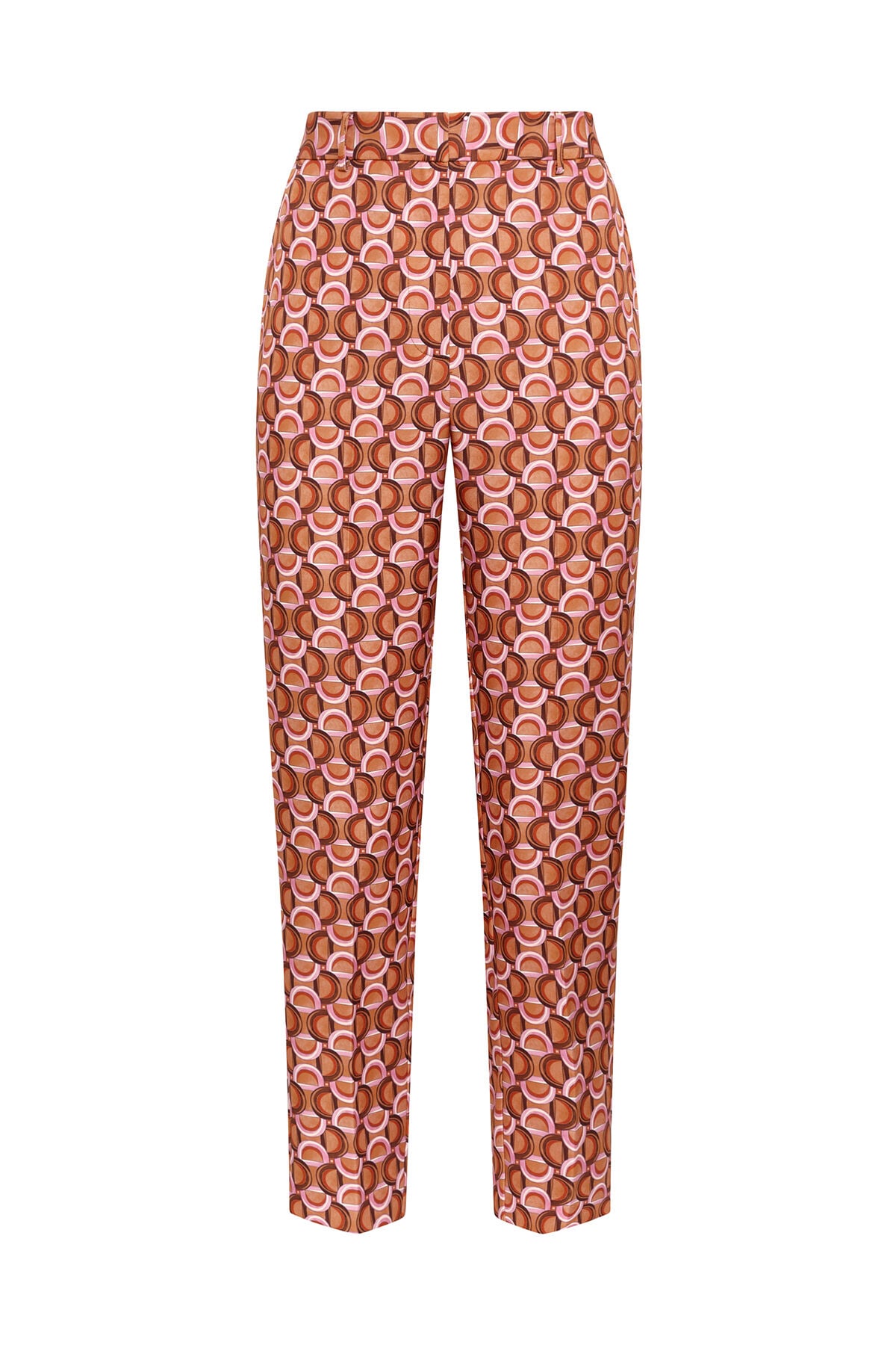 Maliparmi GRAPHIC ORBIT TROUSER Brown JH801550687