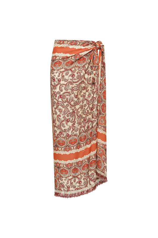 Malìparmi SUNSET PAISLEY SKIRT Beige JG666550662